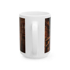 Hank & Biscuit Workshop Mug — Rustic Carpenter Cartoon Coffee Cup (11oz, 15oz)