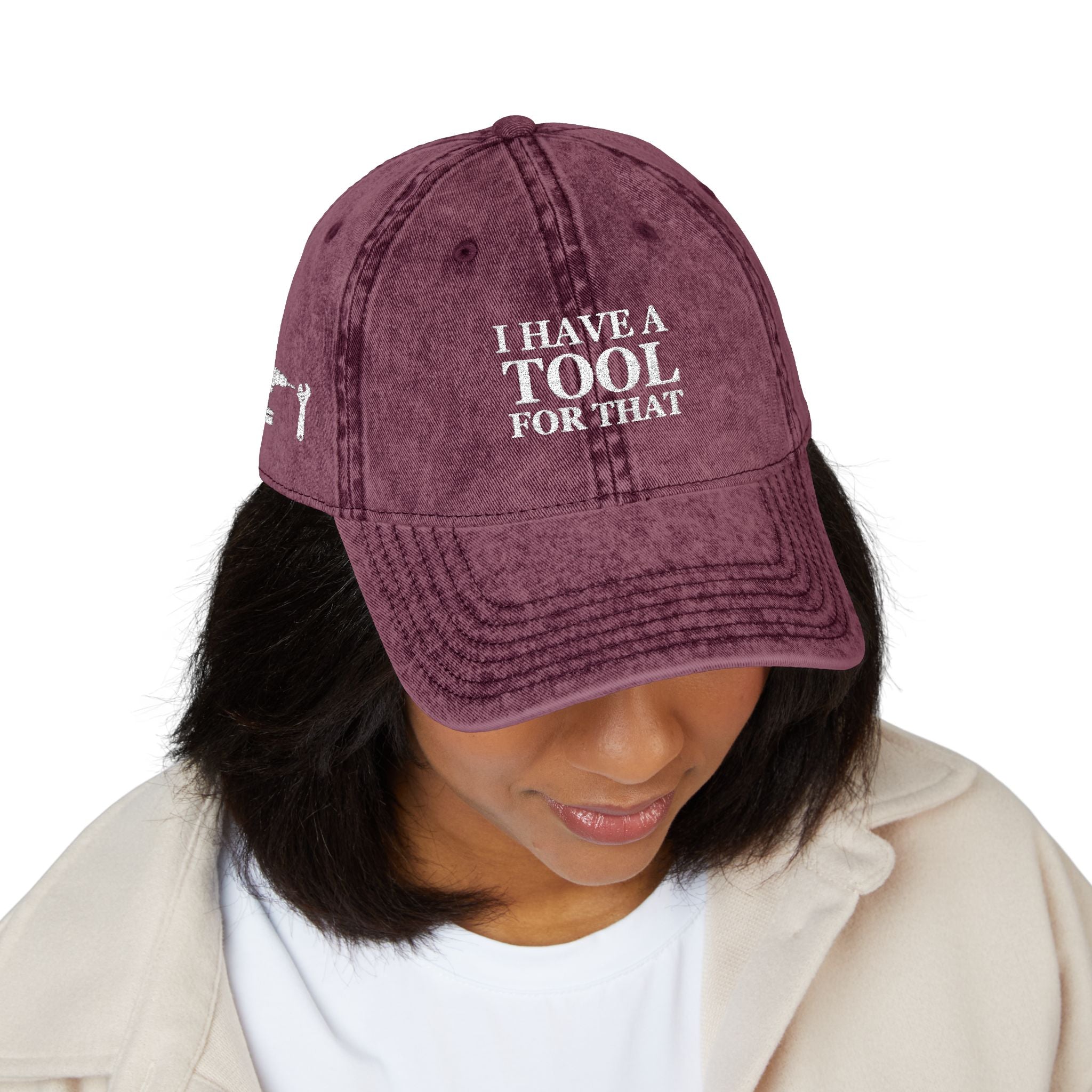 Embroidered Vintage Cap, DIY Dad Gift, I Have A Tool For That