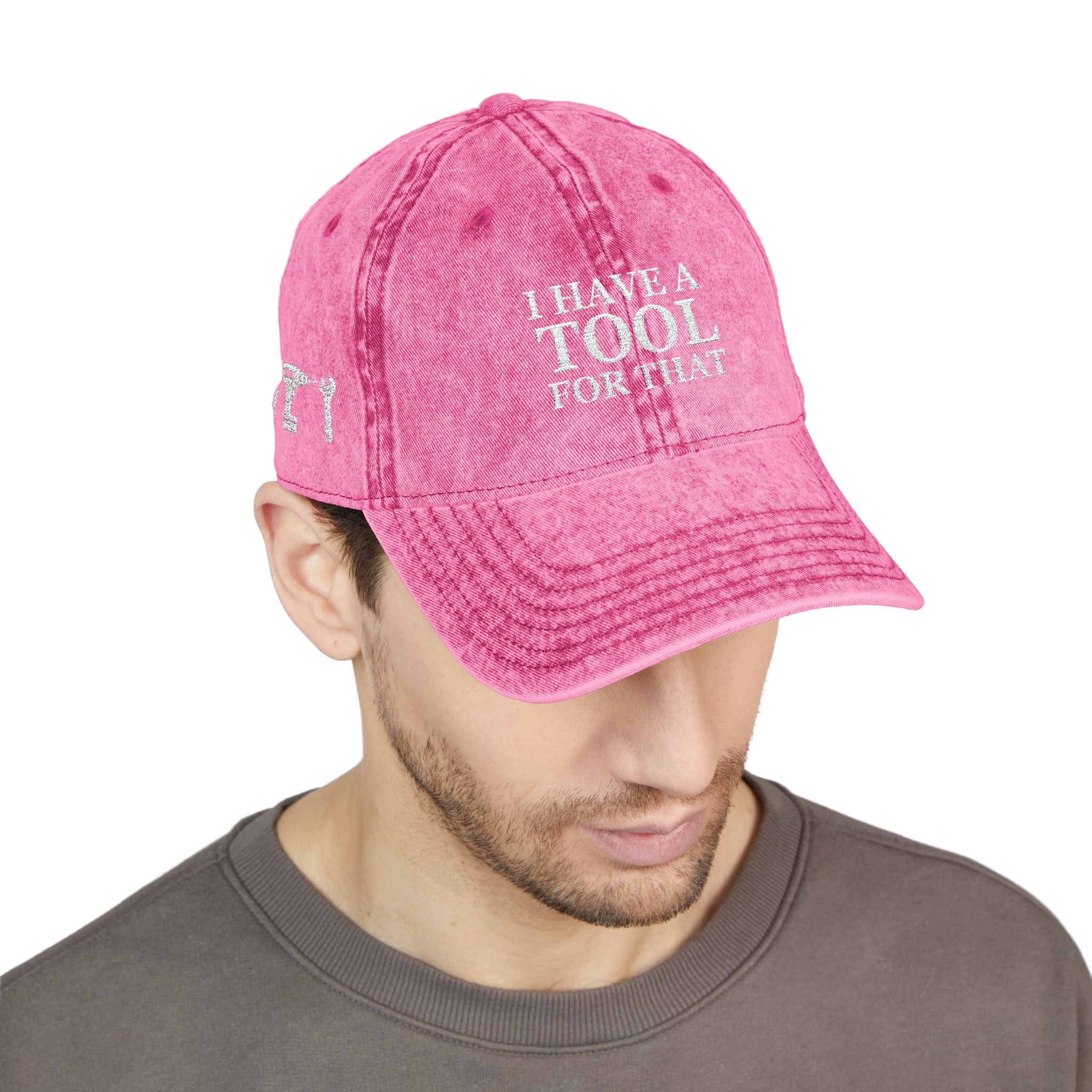 Embroidered Vintage Cap, DIY Dad Gift, I Have A Tool For That