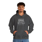 Funny DIY hoodie printed with the slogan 'My toolbox has a toolbox'