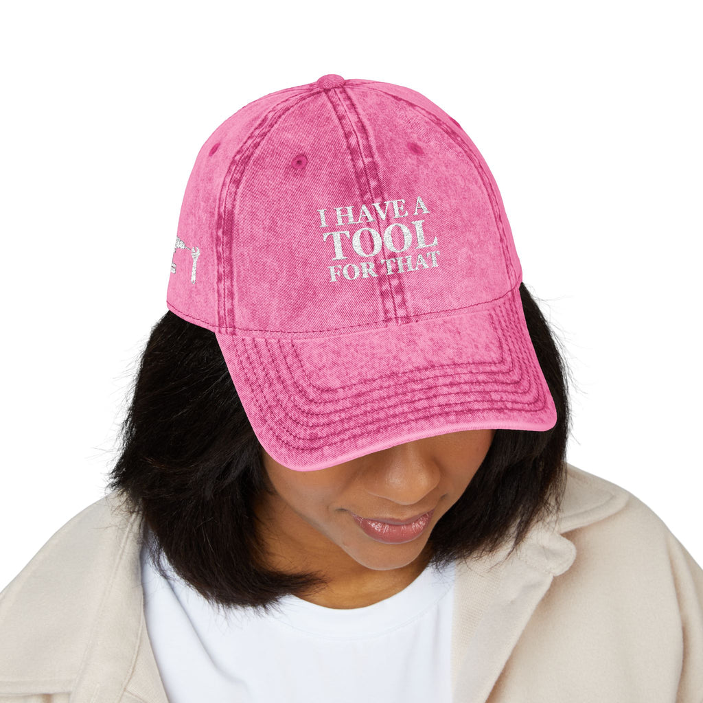 Embroidered Vintage Cap, DIY Dad Gift, I Have A Tool For That