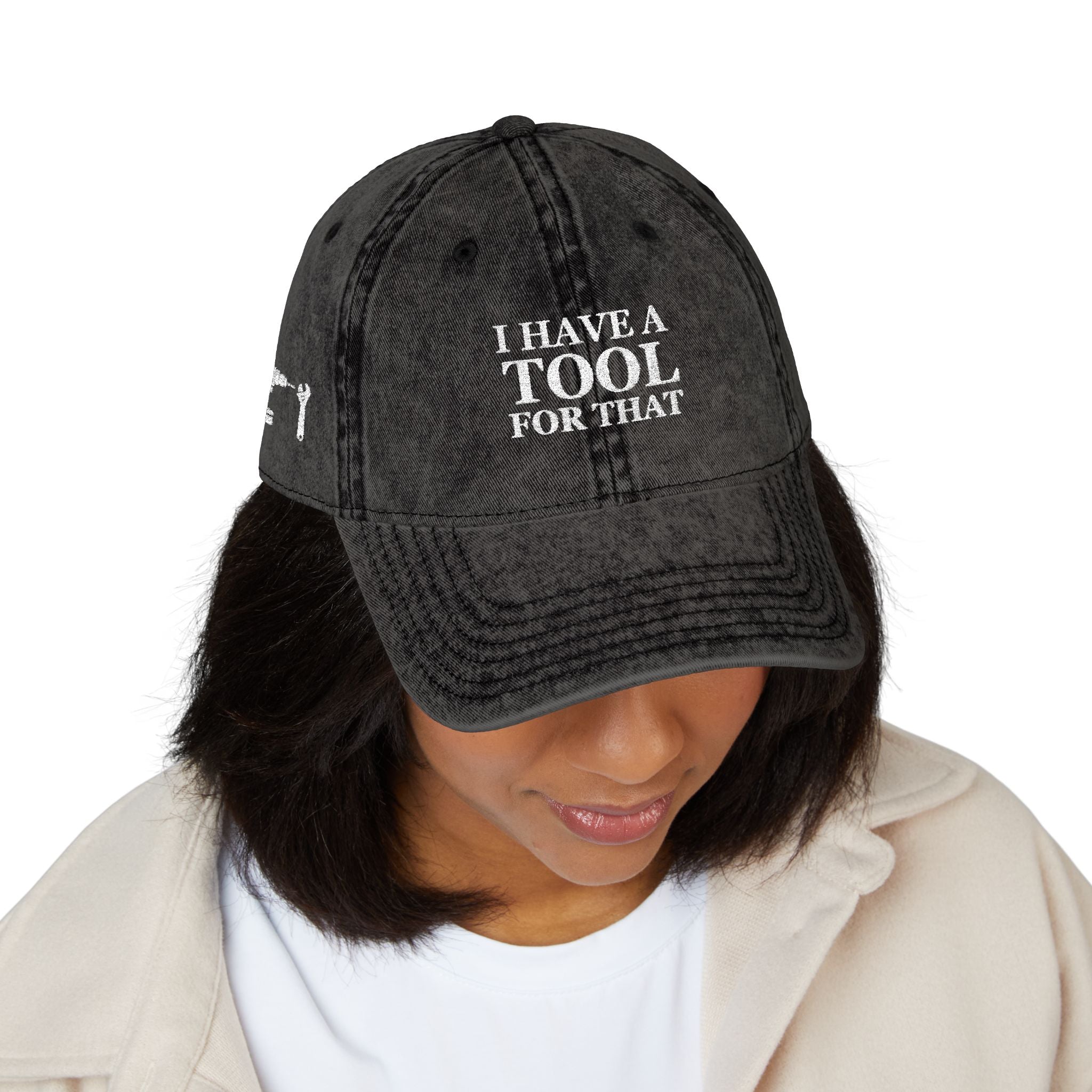 Embroidered Vintage Cap, DIY Dad Gift, I Have A Tool For That