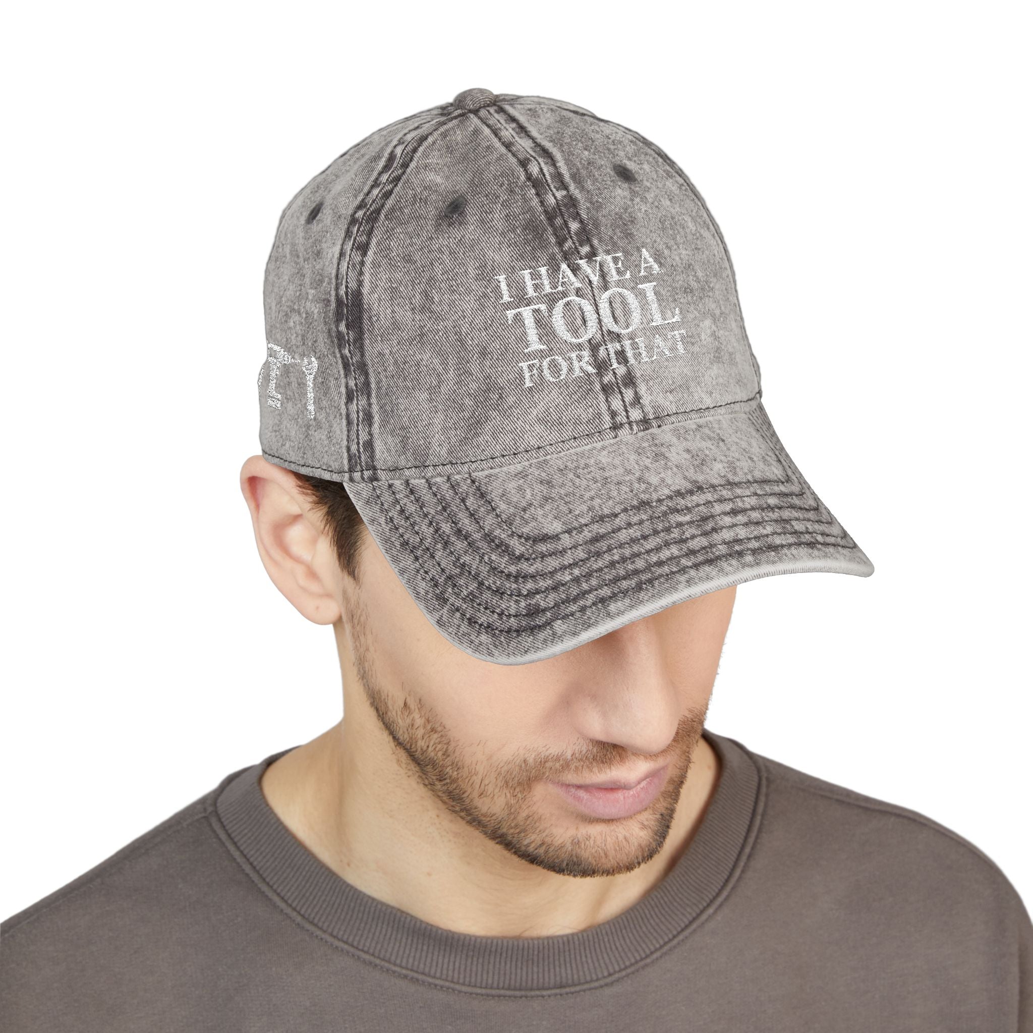 Embroidered Vintage Cap, DIY Dad Gift, I Have A Tool For That