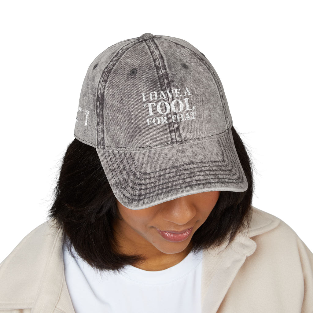 Embroidered Vintage Cap, DIY Dad Gift, I Have A Tool For That