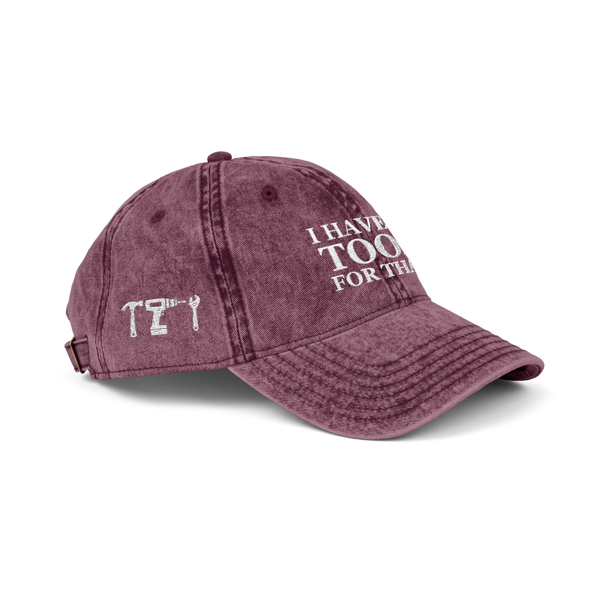 Embroidered Vintage Cap, DIY Dad Gift, I Have A Tool For That
