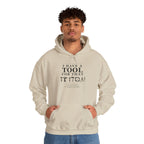 Funny DIY hoodie printed with the slogan 'It's not broken, it's a future project'