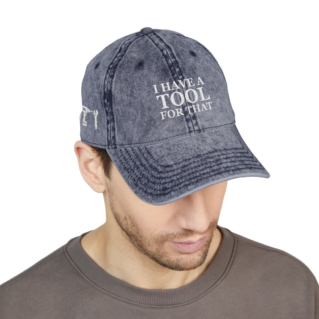 Embroidered Vintage Cap, DIY Dad Gift, I Have A Tool For That