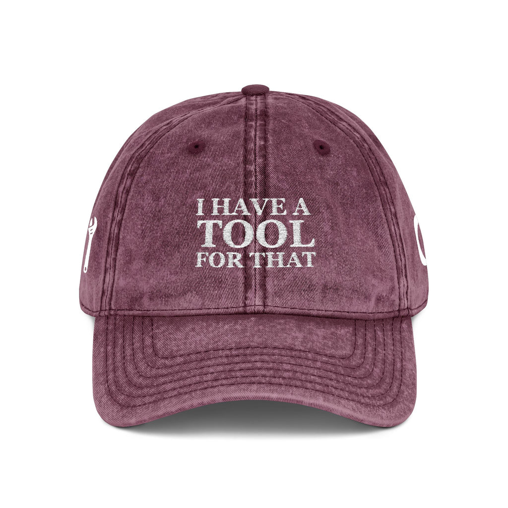 Embroidered Vintage Cap, DIY Dad Gift, I Have A Tool For That