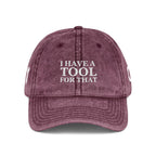Embroidered Vintage Cap, DIY Dad Gift, I Have A Tool For That